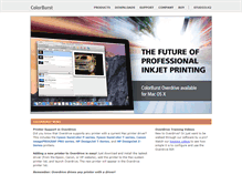 Tablet Screenshot of colorburstrip.com